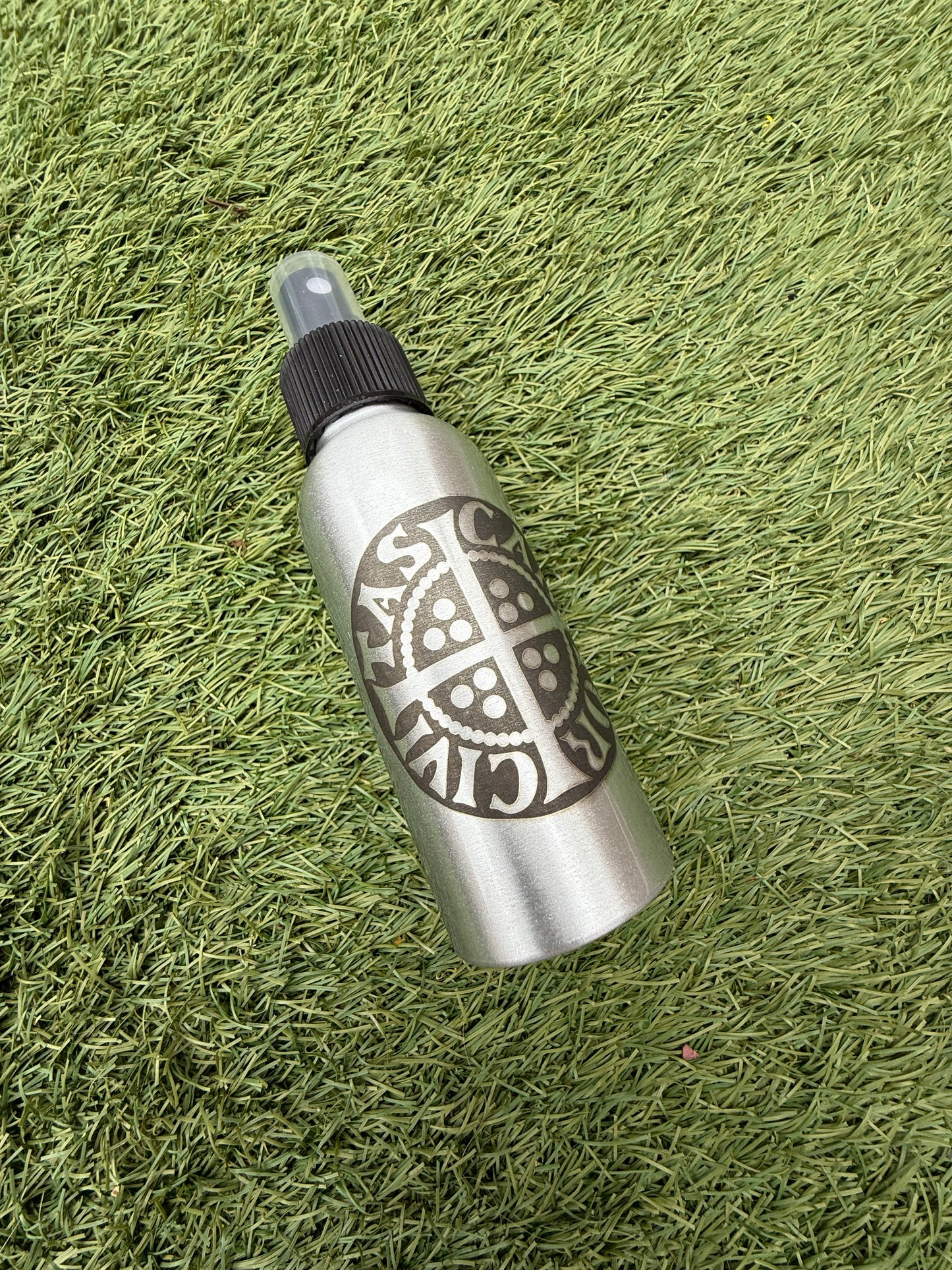 Spray Bottle 100ml (Long Cross Hammered)