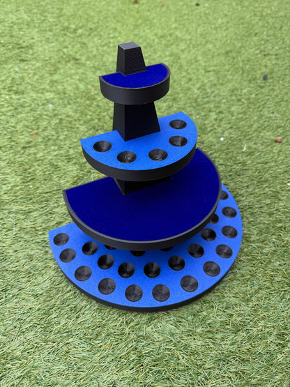 Tiered Display Semi-Circle Shelves